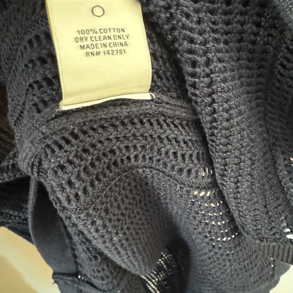 Aime Leon Dore Long Sleeve Mesh Knit Sweater Tee Navy Mens Large NWT - Picture 8 of 11